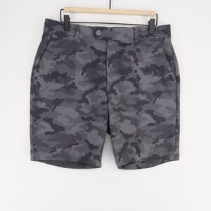 G/FORE Maverick Shorts Mens 32 Gray Camo Golf Performance Stretch Chino